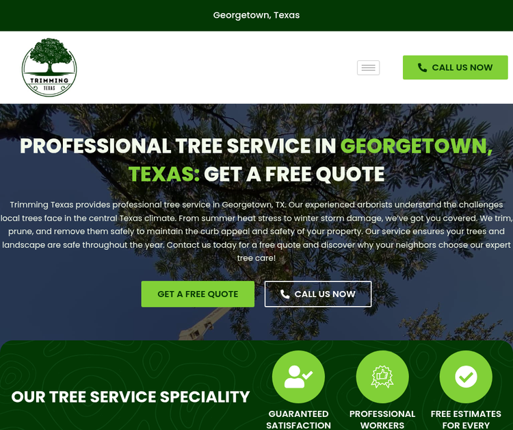 Professional Tree Trimming & Removal Services in Texas | Trimming Texas