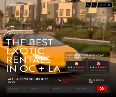 SSR Experience | Exotic & Luxury Car Rental