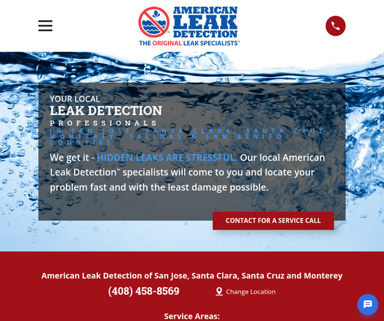 American Leak Detection of San Jose, Santa Clara, Santa Cruz and Monterey