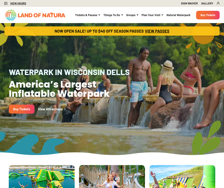 Land of Natura – Wisconsin Dells Natural Waterpark