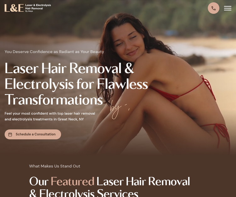 Laser and Electrolysis Hair Removal By Aleya