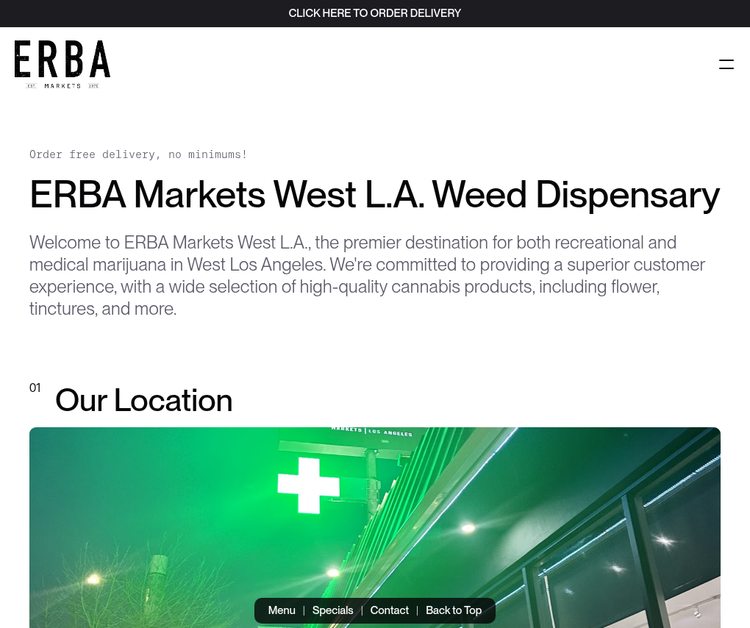 ERBA Markets - Weed Dispensary West Los Angeles