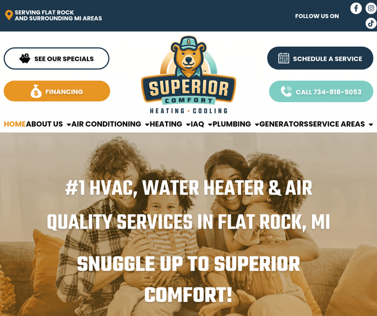 Superior Comfort Heating and Cooling