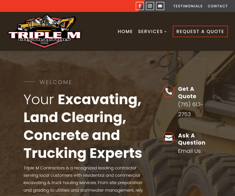 Leading Excavating, Concrete & Trucking Experts in Wisconsin
