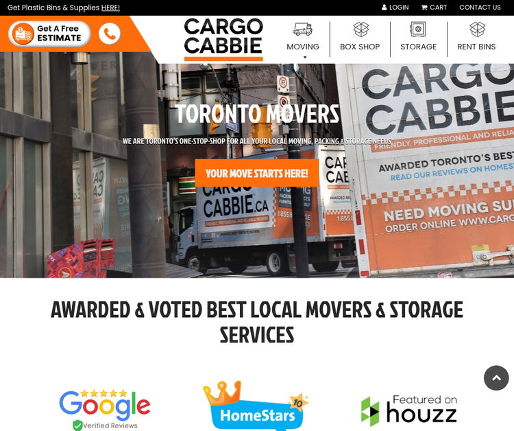 CARGO CABBIE - Movers Toronto