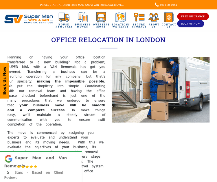 Business Relocation London