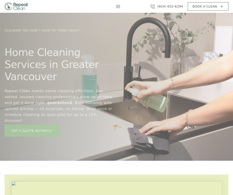 Repeat Cleaning