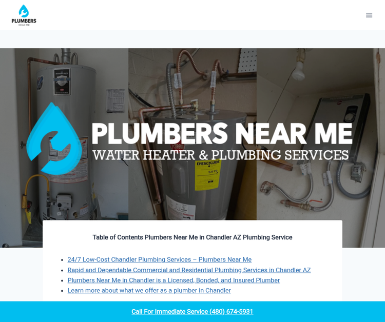  Plumbers Near Me - Water Heater & Plumbing Services