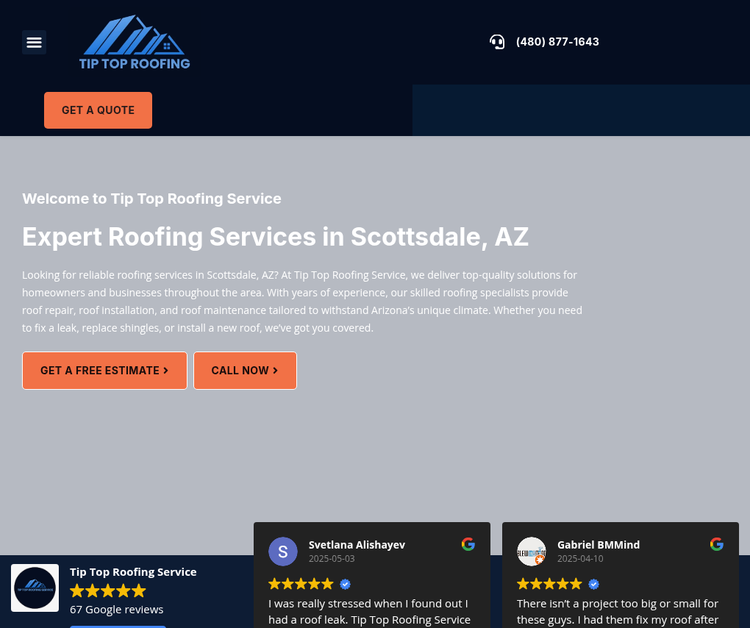 Tip Top Roofing Service