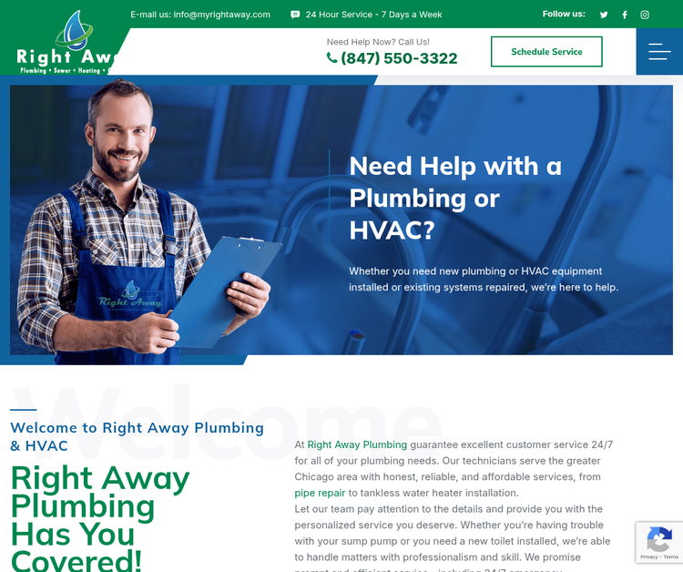Right Away Plumbing and HVAC