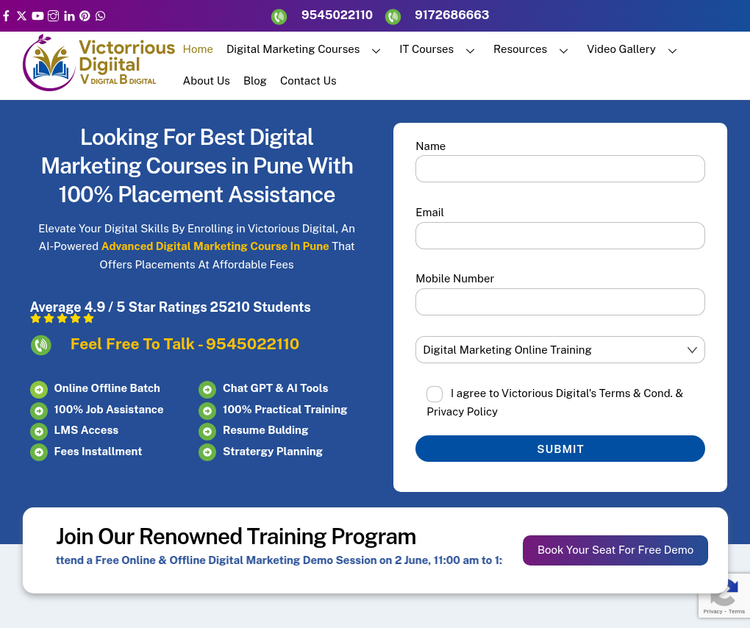 Digital Marketing Courses in Pune with Placement Support