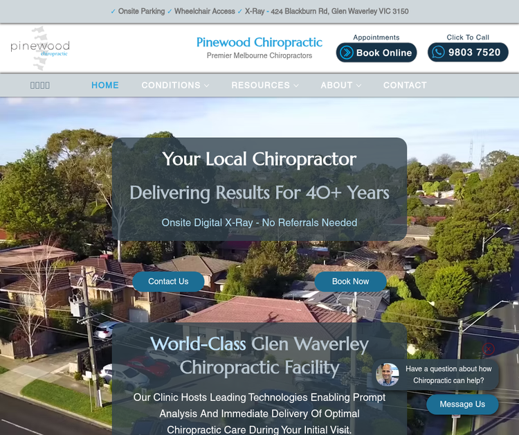 Melbourne, Glen Waverley Chiropractic Clinic - Back Pain Experts