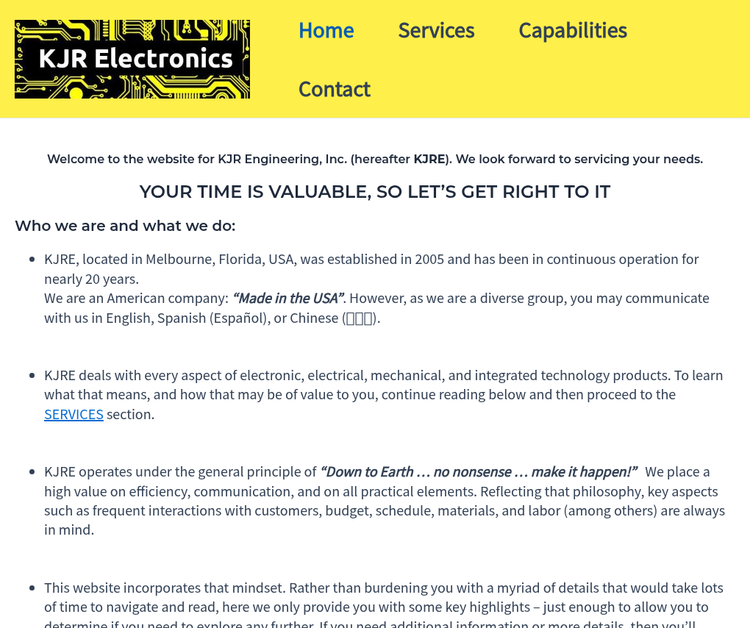 KJR Electronics LLC