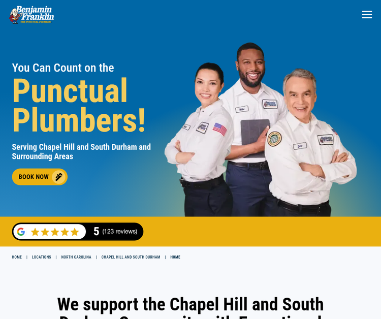 Benjamin Franklin Plumbing of Chapel Hill & South Durham
