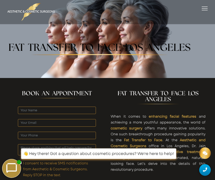 Fat Transfer to Face Los Angeles