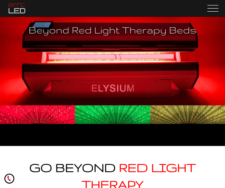 ARRC LED Red Light Therapy Beds