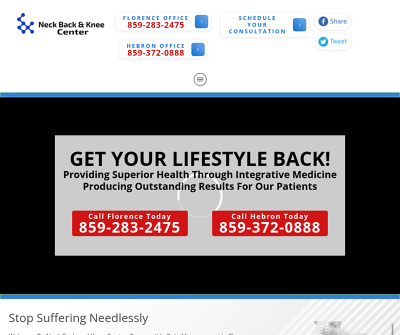 Neck Back and Knee Center - Florence