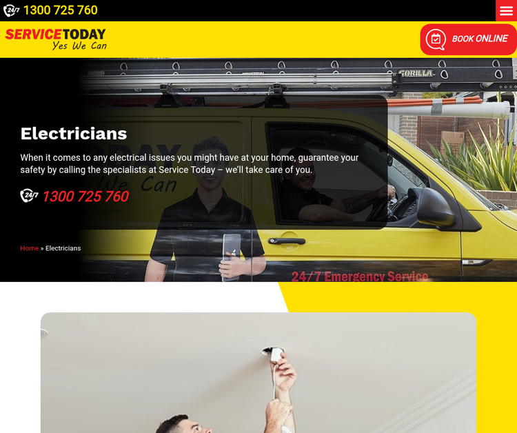 Service Today Electrician Wollongong