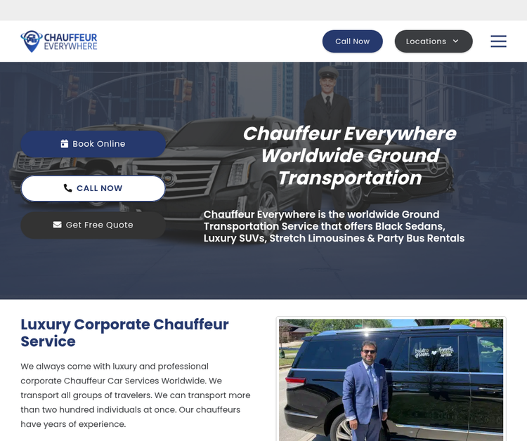 Chauffeur Everywhere Worldwide Ground Transportation