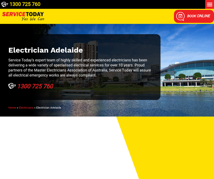 Service Today Electrician Adelaide