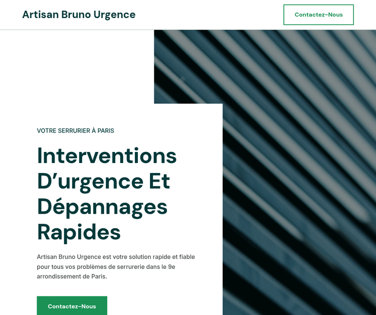 Artisan Bruno Urgence