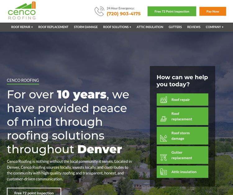 Cenco Roofing: Quality Roofing Solutions in Denver
