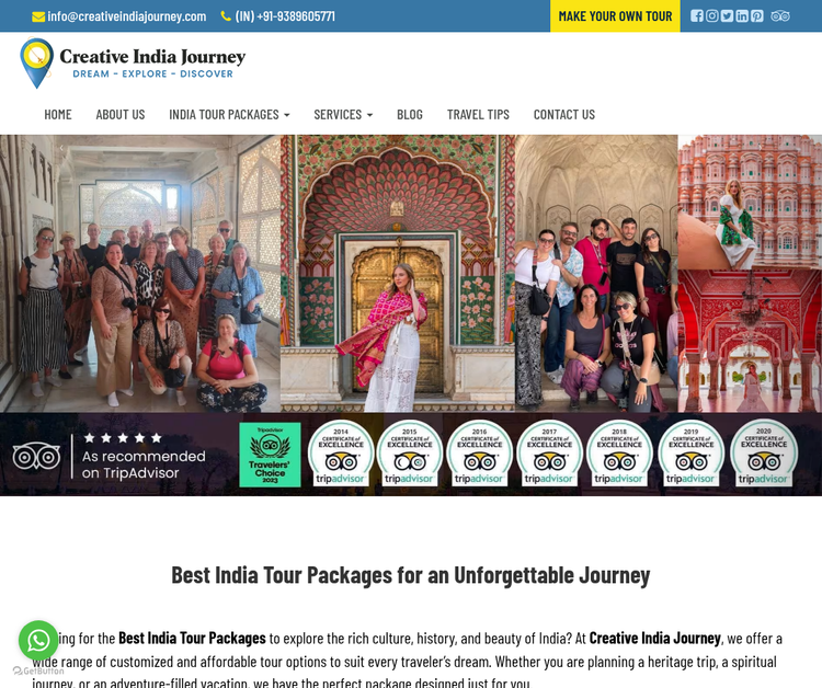 Golden Triangle Tour - Creative India Journey