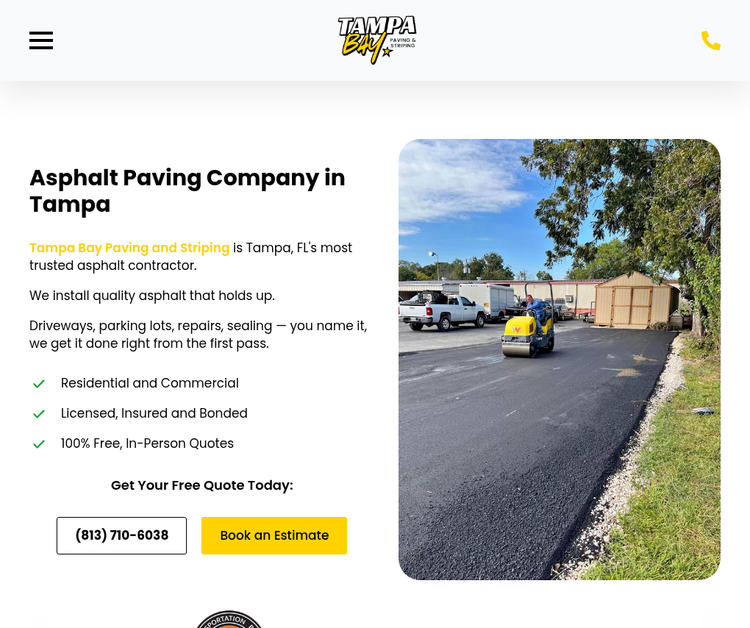 Tampa Bay Paving and Striping