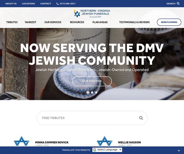 Nothern Virginia Jewish Funerals