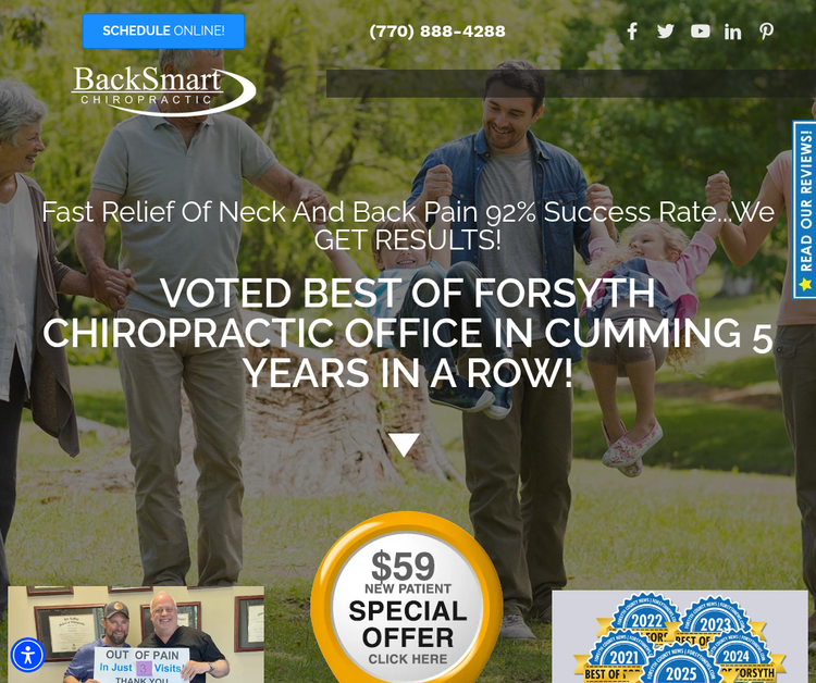 Backsmart Health Chiropractic: Fast Relief for Neck & Back Pain in Cumming, GA