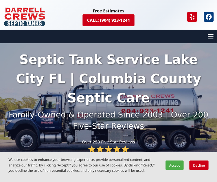 Darrell Crews Septic Tank Service