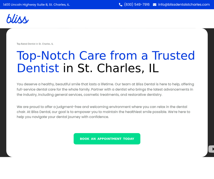 Bliss Dental in St. Charles, IL