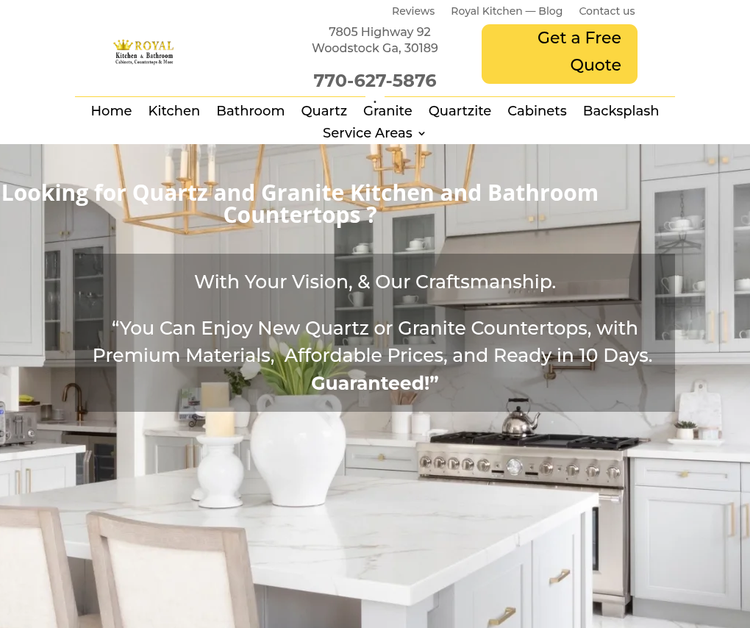 Premium Quartz & Granite Countertops in Cherokee & Cobb County
