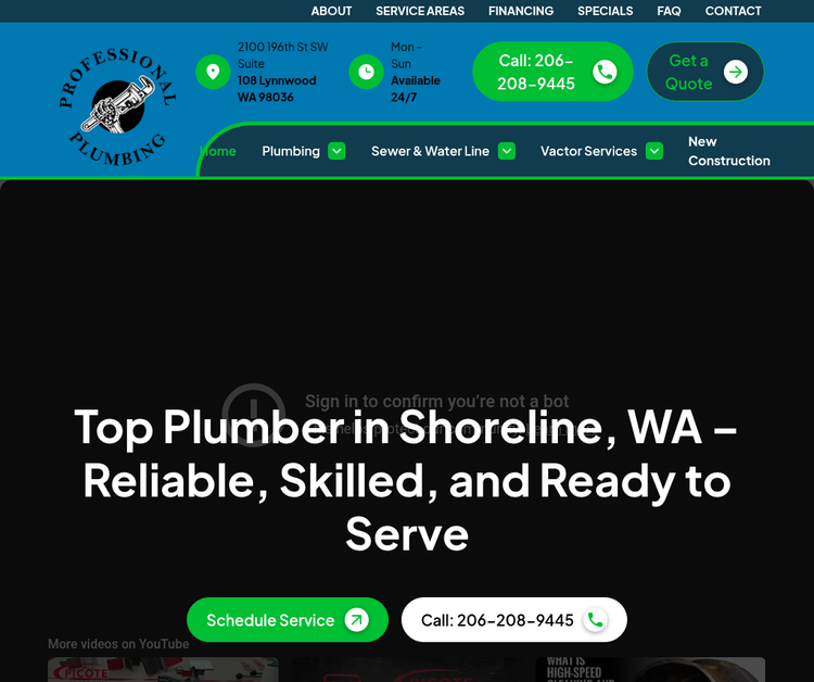 Professional Plumbing