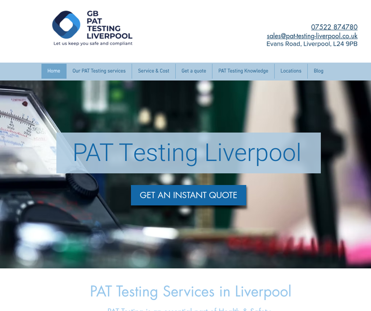 GB PAT Testing Liverpool