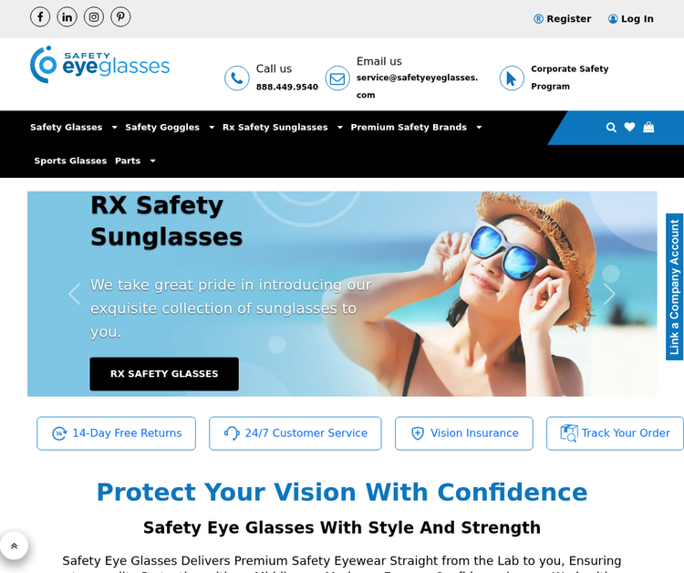 Safety Eye Glasses 