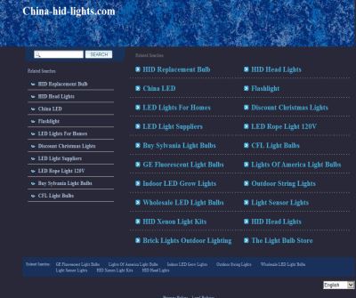 HID Light Supplier with a factory in China