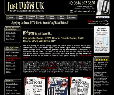 Composite Doors, UPVC Doors, DIY Double Glazing
