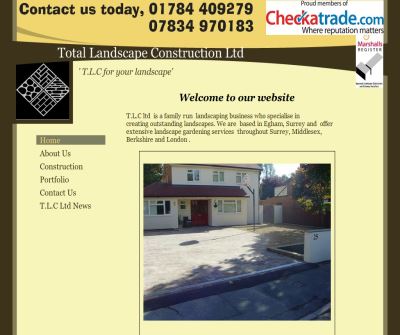 Total Landscape Construction 'TLC for your landscape@