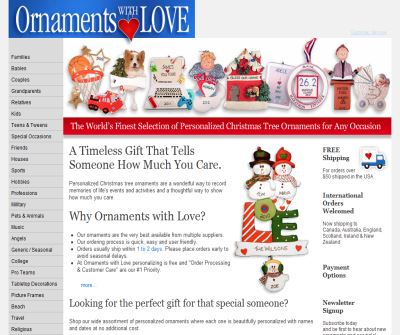 Personalized Christmas Ornaments