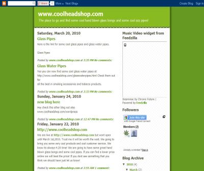 Cool Head Shop Blog