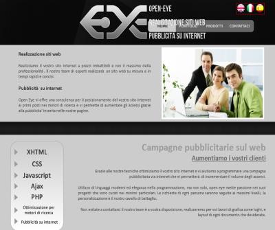 Open eye - Promozione e posizionamento siti web tramite pubblicità e tecnince di SEO