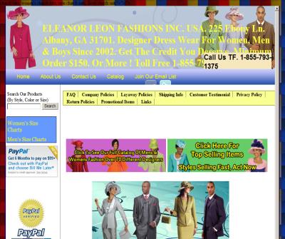 Women Designer Dresswear / Eleanor Leons Fashions Inc. 
