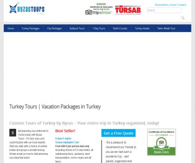 Travel Turkey: Tour and Vacation Packages by Byzas