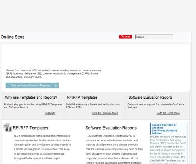 RFP Templates&mdash;Evaluate, Compare, Select Software ERP,CRM,SCM...