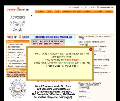 Proxy1Media.com: Certified Search-Engine Marketing Consultants